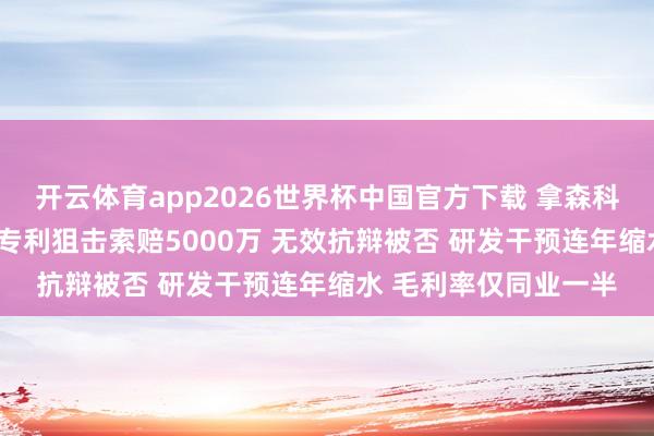 开云体育app2026世界杯中国官方下载 拿森科技港股IPO：遭博世专利狙击索赔5000万 无效抗辩被否 研发干预连年缩水 毛利率仅同业一半